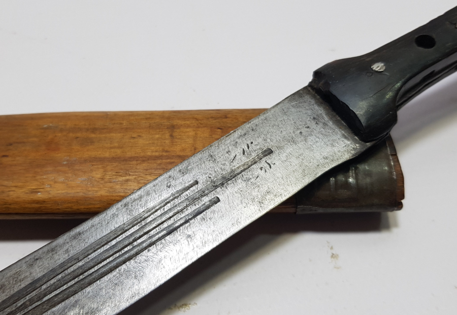 OSMANLI DÖNEMİ ÇİFTE BURSA DAMGALI REMZI USTA YAPIMI ÇOK NADİR BURSA KAMASI