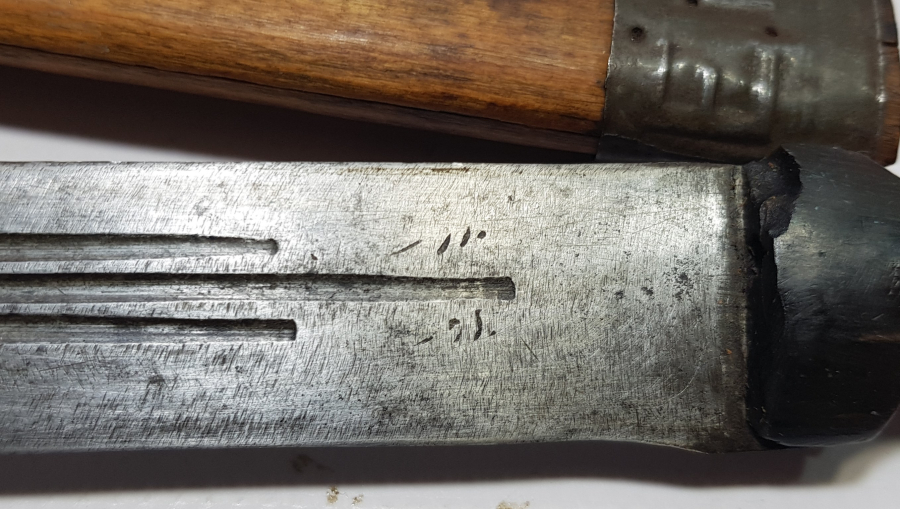 OSMANLI DÖNEMİ ÇİFTE BURSA DAMGALI REMZI USTA YAPIMI ÇOK NADİR BURSA KAMASI