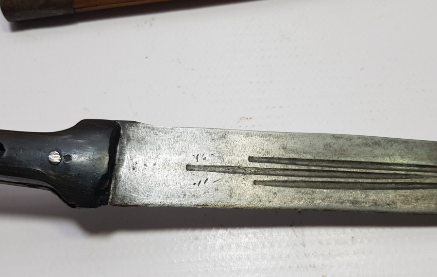 OSMANLI DÖNEMİ ÇİFTE BURSA DAMGALI REMZI USTA YAPIMI ÇOK NADİR BURSA KAMASI