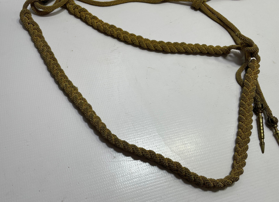 OSMANLI DÖNEMİ SIRMA İŞÇİLİKLİ YAVER KORDONU