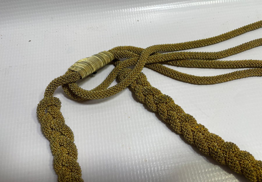 OSMANLI DÖNEMİ SIRMA İŞÇİLİKLİ YAVER KORDONU