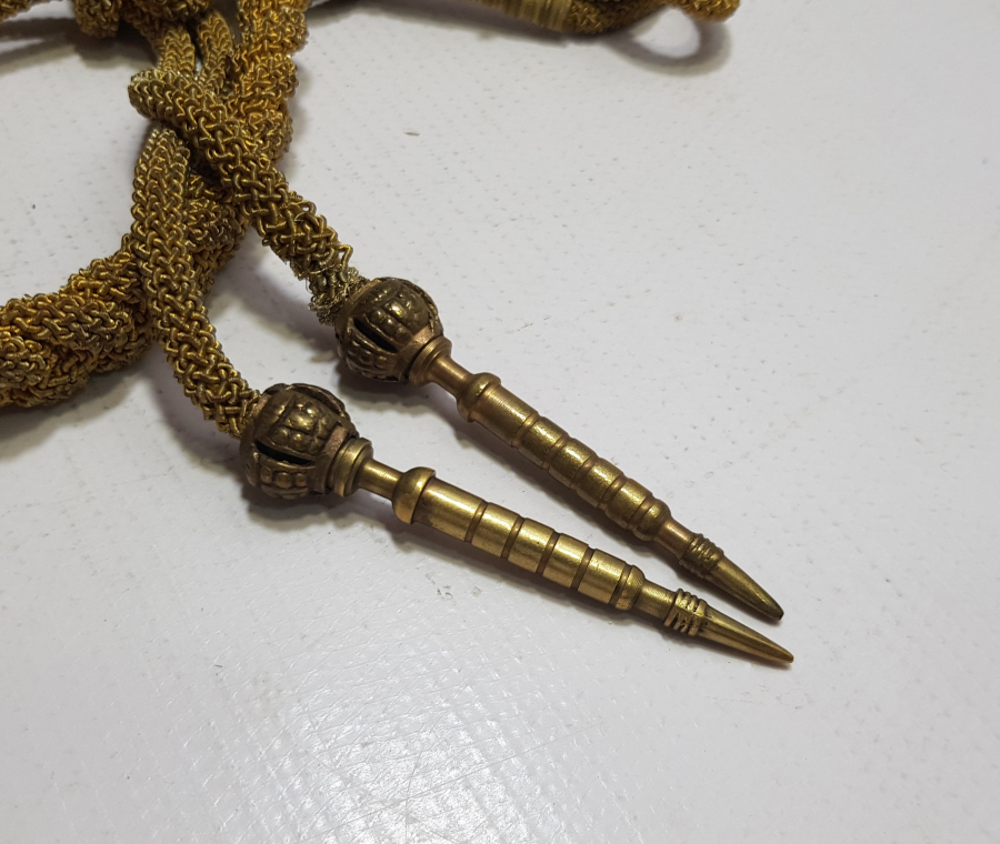 OSMANLI DÖNEMİ SIRMA İŞÇİLİKLİ YAVER KORDONU