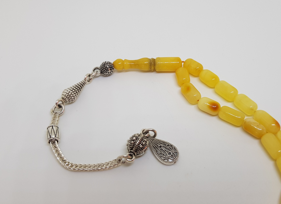 ÖZEL YAPIM DAMLA KEHRİBAR TESPİH