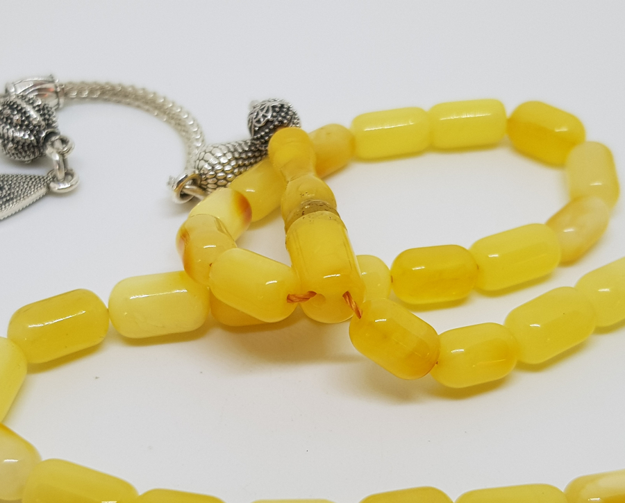 ÖZEL YAPIM DAMLA KEHRİBAR TESPİH