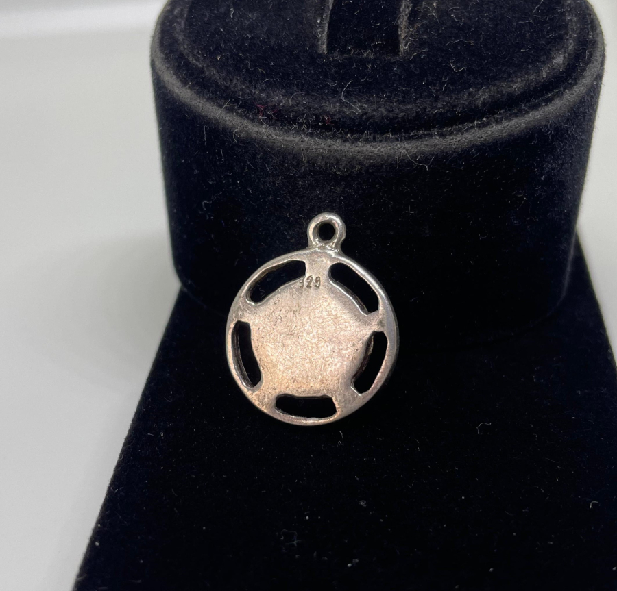 AKİK TAŞLI GÜMÜŞ KOLYE UCU