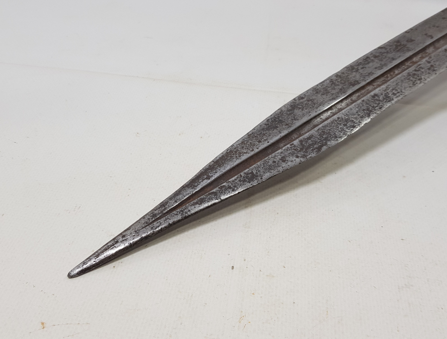 OSMANLI DÖNEMİ DEV BOYDA BOYNUZ SAPLI ÇERKES KAMASI