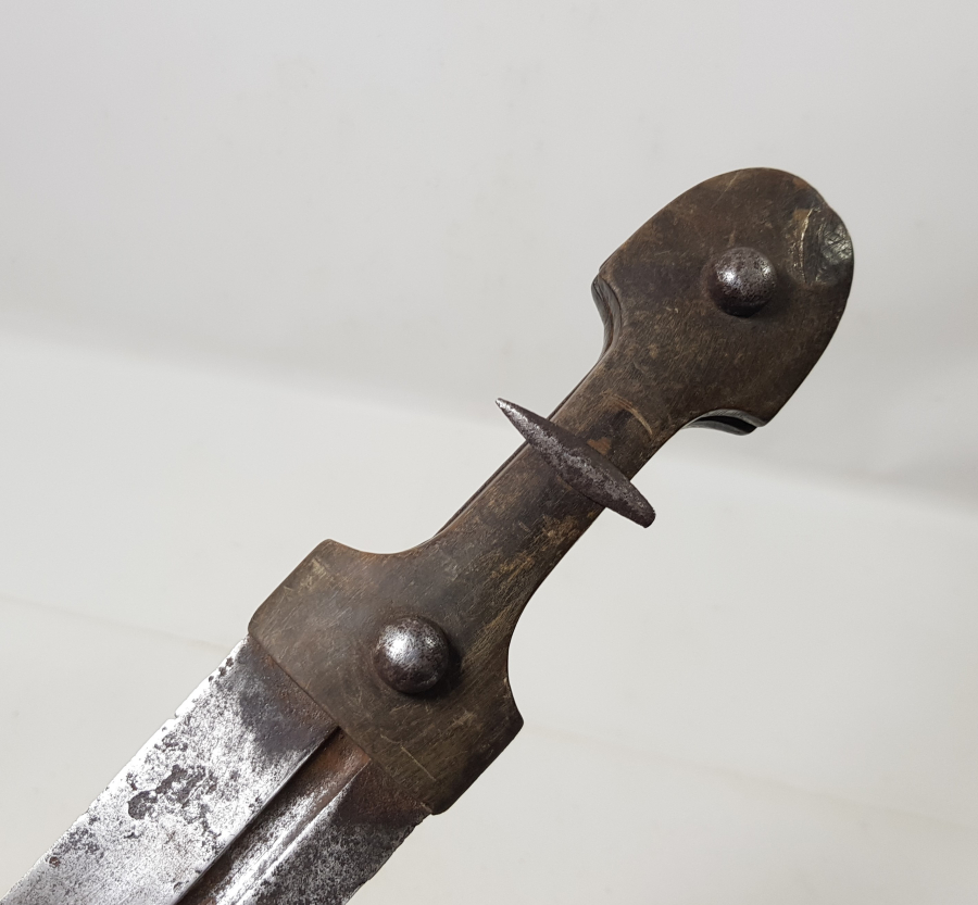 OSMANLI DÖNEMİ DEV BOYDA BOYNUZ SAPLI ÇERKES KAMASI