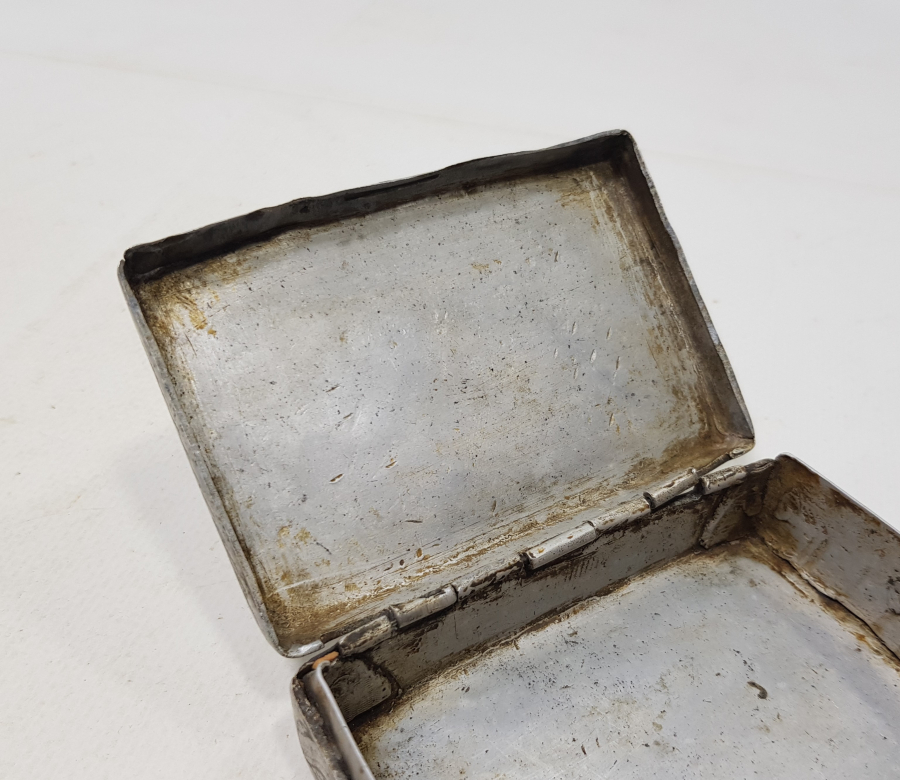 ÜZERİ BEYİT YAZILI ÇOK NADİR ESARET YADİGARI TÜTÜN TABAKASI