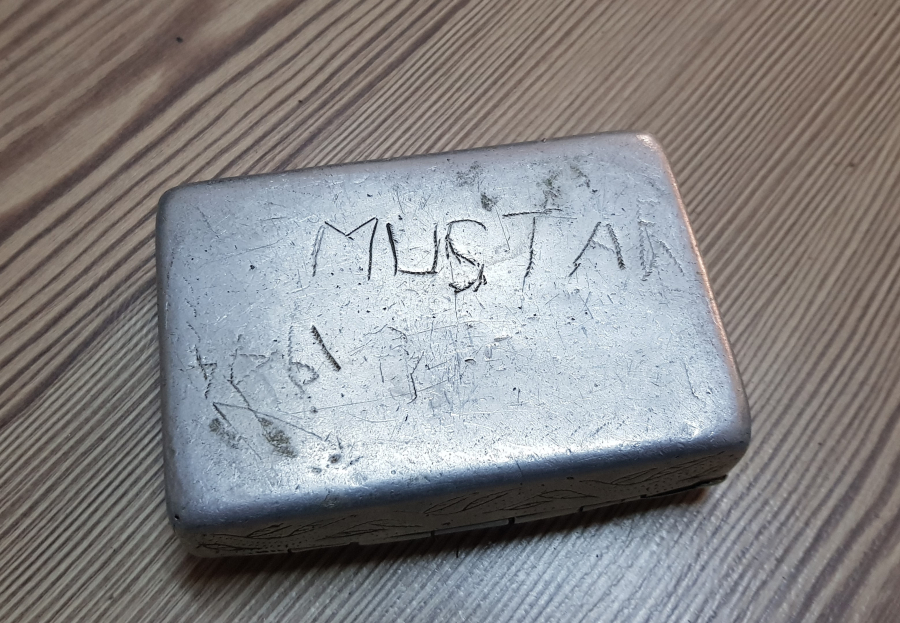 ÜZERİ BEYİT YAZILI ÇOK NADİR ESARET YADİGARI TÜTÜN TABAKASI