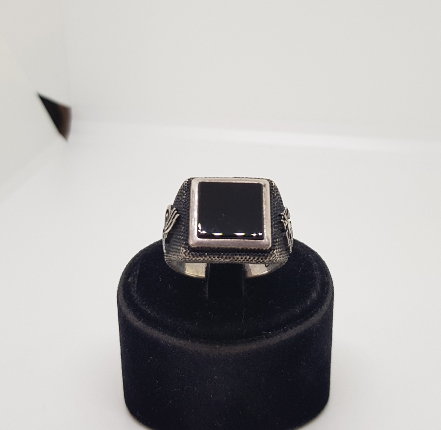 ÜZERİ OSMANLI TUĞRALI GÜMÜŞ YÜZÜK