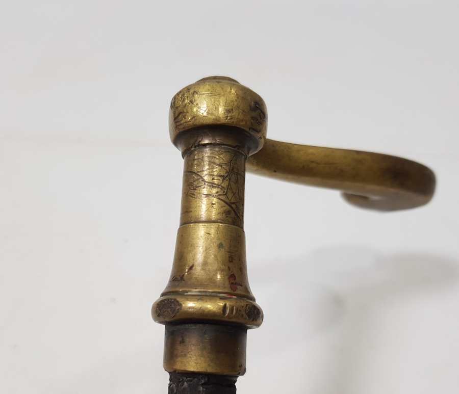 ÜZERİNDE TERSANE-İ AMİRE YAZILI ÇOK NADİR DOLAP KAPAĞI KOLU