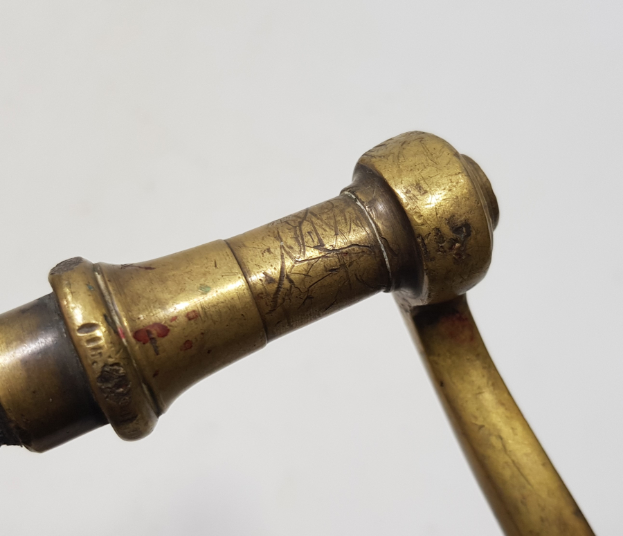 ÜZERİNDE TERSANE-İ AMİRE YAZILI ÇOK NADİR DOLAP KAPAĞI KOLU