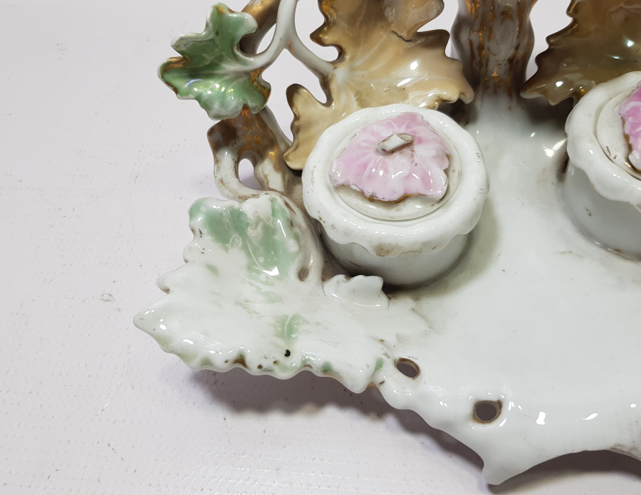 EL BOYAMA İŞÇİLİKLİ OSMANLI DÖNEMİ PORSELEN HOKKA