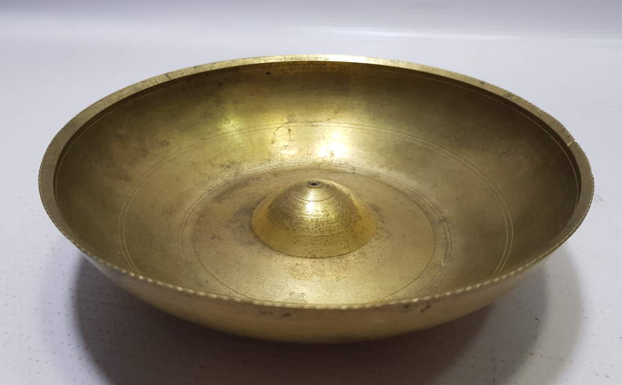 OSMANLI DÖNEMİ SÜLEYMANİYE DAMGALI NADİR FORMDA HAMAM TASI