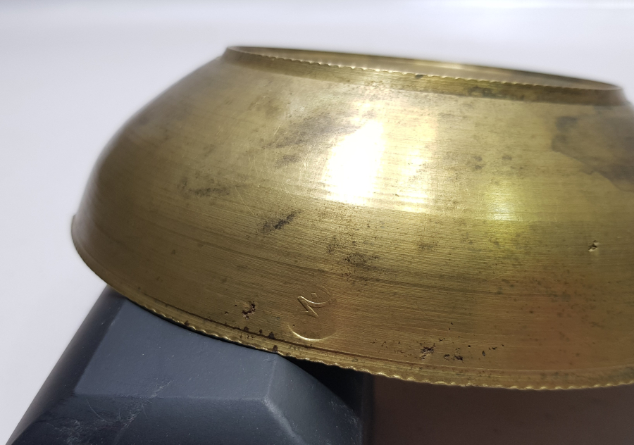 OSMANLI DÖNEMİ SÜLEYMANİYE DAMGALI NADİR FORMDA HAMAM TASI