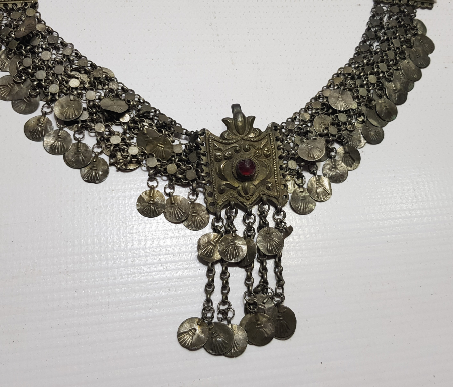 TELKARİ İŞÇİLİKLİ OSMANLI DÖNEMİ GÜMÜŞ GELİN ALINLIĞI