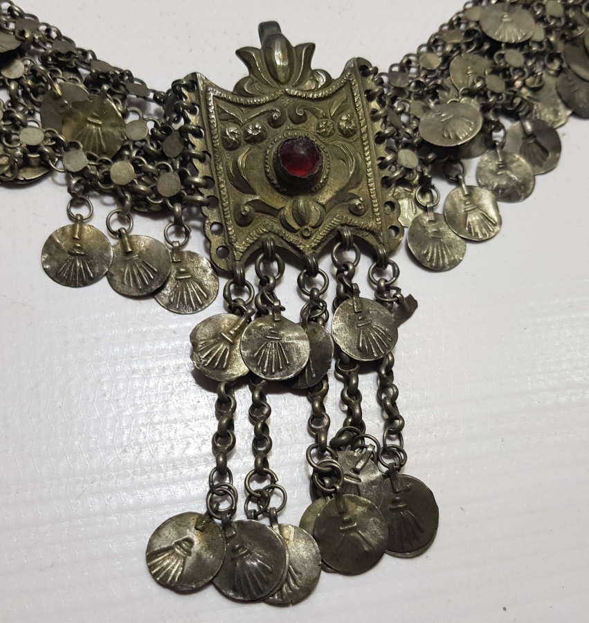 TELKARİ İŞÇİLİKLİ OSMANLI DÖNEMİ GÜMÜŞ GELİN ALINLIĞI