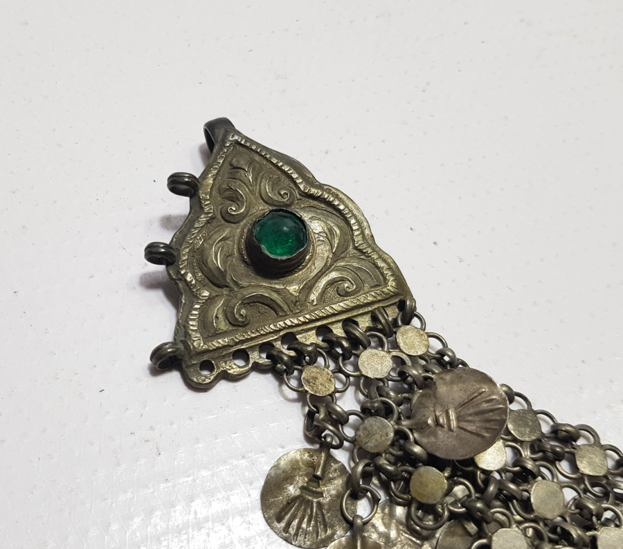 TELKARİ İŞÇİLİKLİ OSMANLI DÖNEMİ GÜMÜŞ GELİN ALINLIĞI