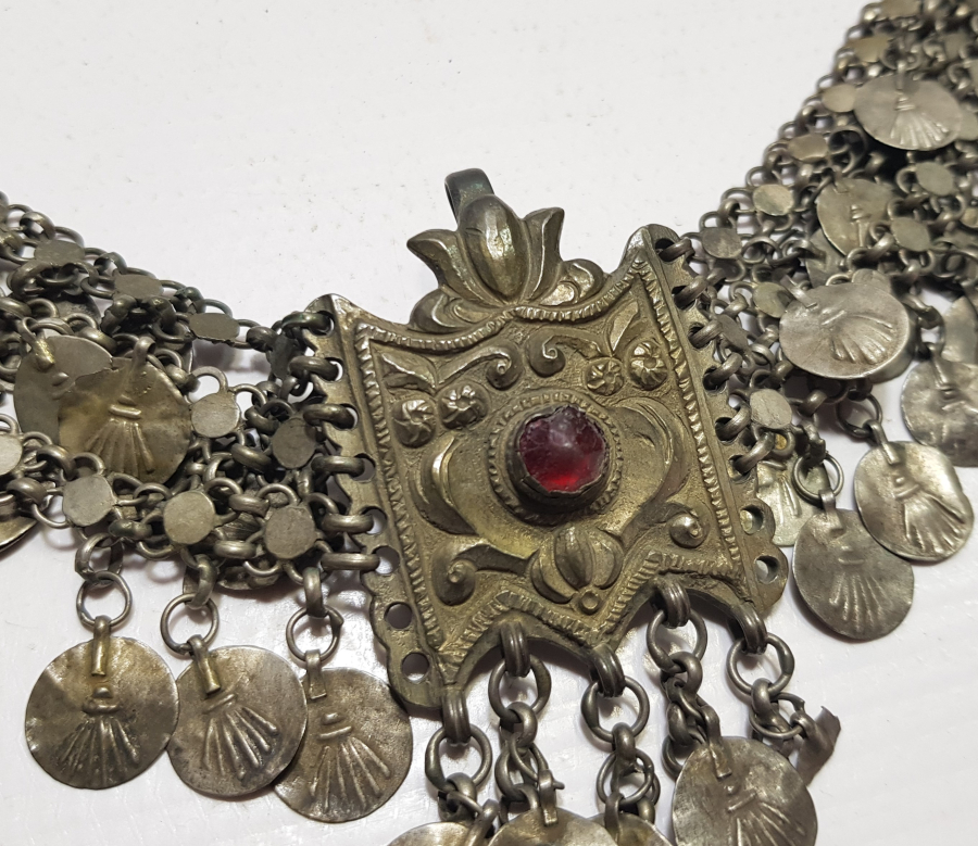 TELKARİ İŞÇİLİKLİ OSMANLI DÖNEMİ GÜMÜŞ GELİN ALINLIĞI