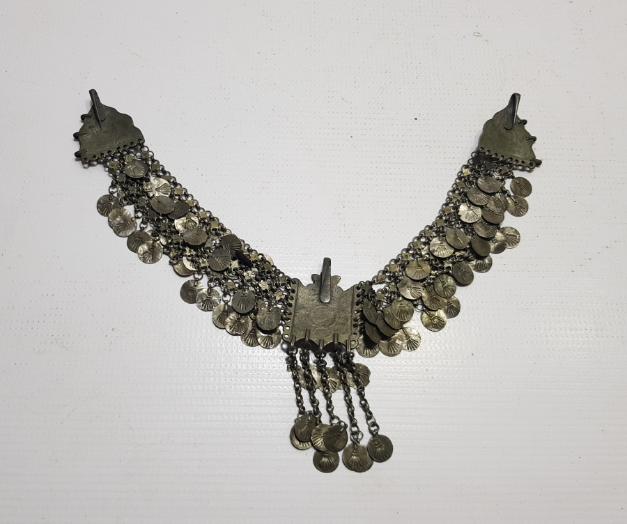 TELKARİ İŞÇİLİKLİ OSMANLI DÖNEMİ GÜMÜŞ GELİN ALINLIĞI