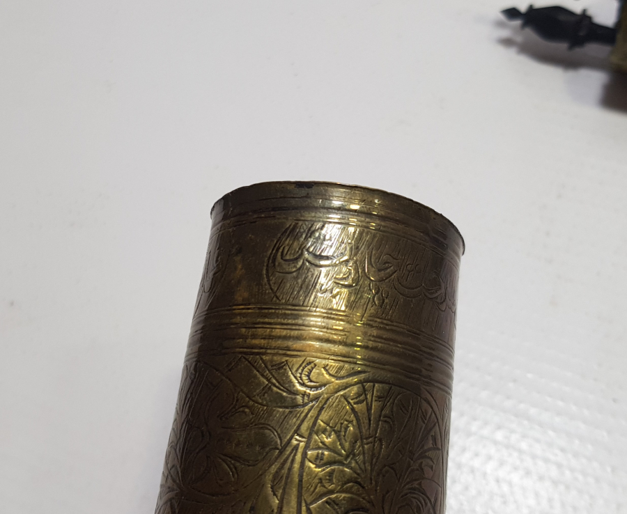 ÜZERİ OSMANLICA YAZILI VE İŞLEMELİ OSMANLI DÖNEMİ BOSNA İŞİ ÇOK NADİR KAHVE DEĞİRMENİ