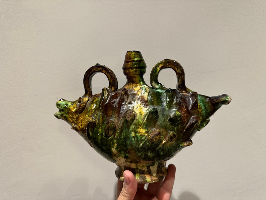 OSMANLI DÖNEMİ ÇOK NADİR ÇANAKKALE İŞİ BAŞIK FORMLU MATARA 