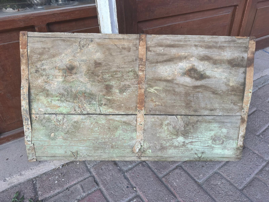 OSMANLI DÖNEMİ YUNAN BAYRAKLI GEMİLİ SANDIK KAPAĞI