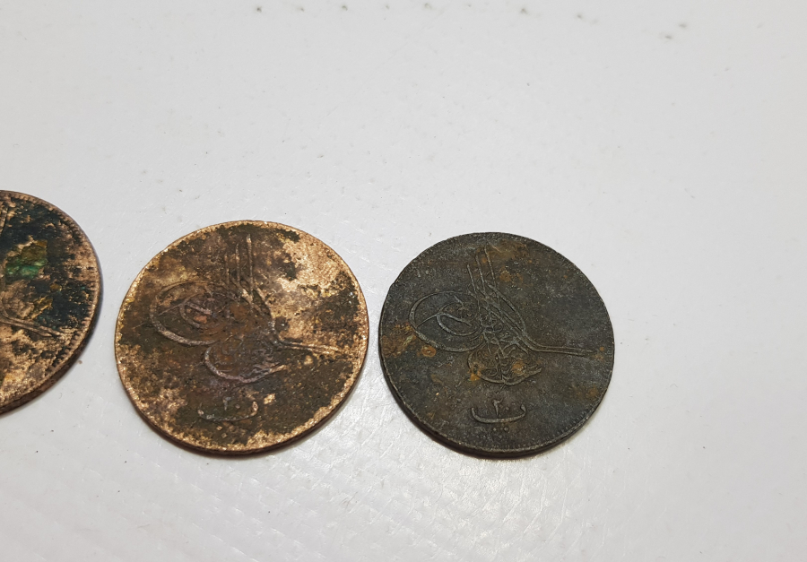 SULTAN ABDÜLAZİZ HAN DÖNEMİ MISIR BASKI 20 PARA LOTU