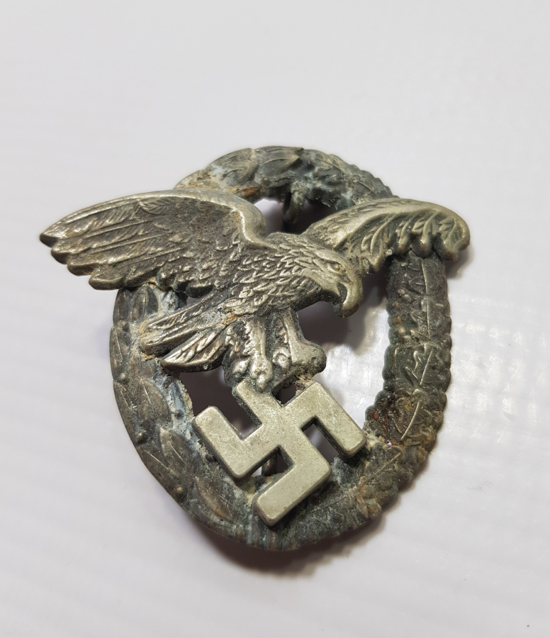 2. DÜNYA SAVAŞI DÖNEMİ NADİR ALMAN NAZİ HAVACI SUBAY BRÖVESİ