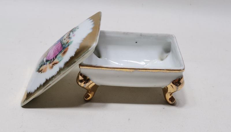 ANTİKA LIMOGES PORSELEN MÜCEVHER KUTUSU