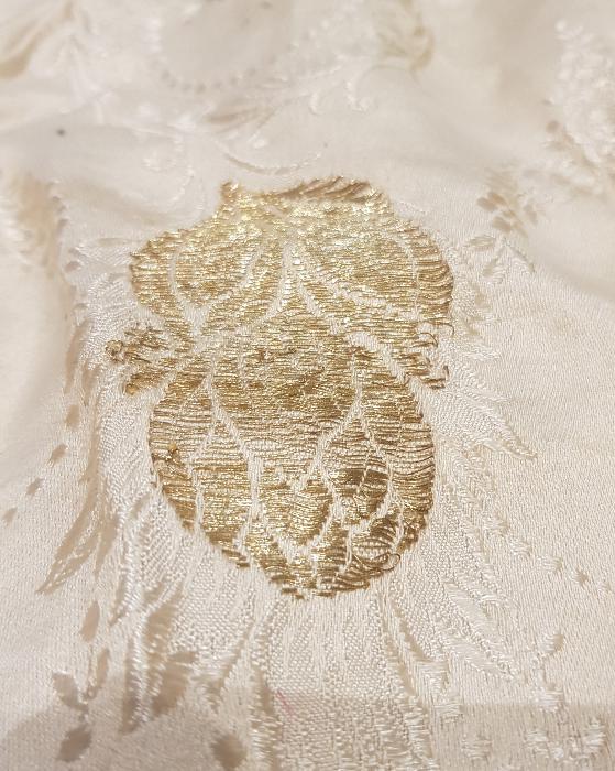 OSMANLI DÖNEMİ ALTIN SIRMA İŞÇİLİKLİ NİŞAN ELBİSESİ