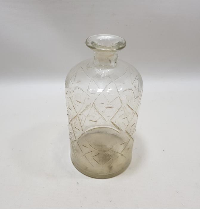 OSMANLI DÖNEMİ BEYKOZ İŞİ BİLLUR CAM ŞİŞE