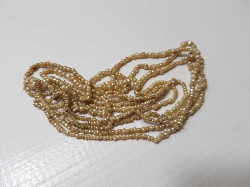 OSMANLI DÖNEMİ ÇOK KÜÇÜK TANELİ NADİR KUM İNCİ GERDANLIK