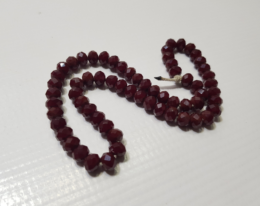 OSMANLI DÖNEMİ ÇOK NADİR RENKTE FASETA KESİM AKİK GERDANLIK