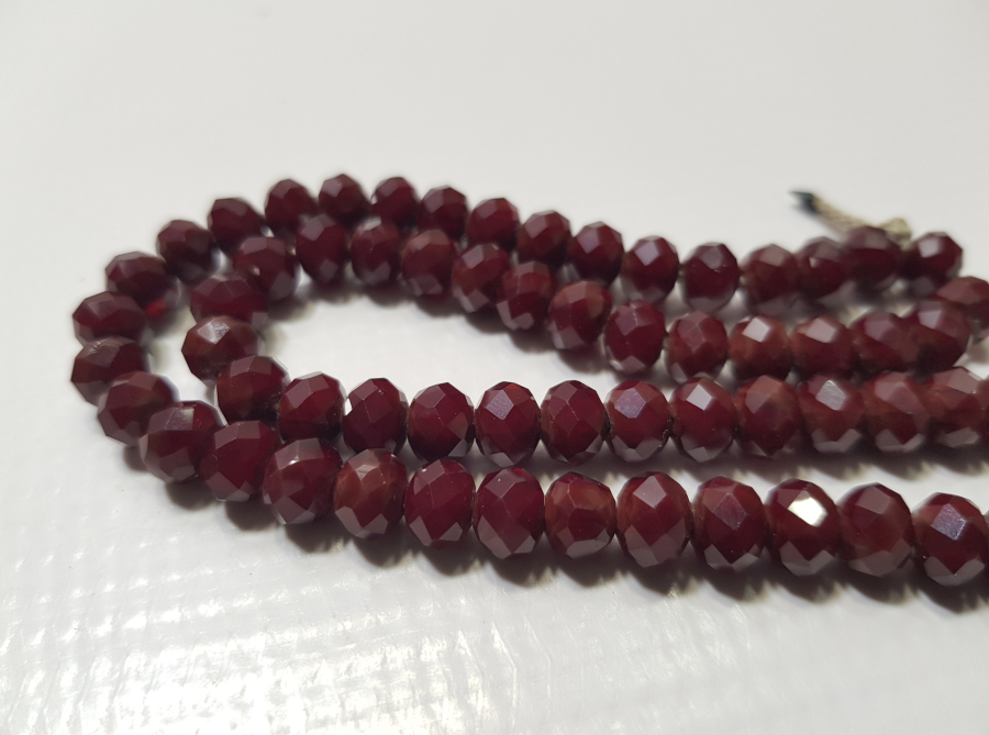 OSMANLI DÖNEMİ ÇOK NADİR RENKTE FASETA KESİM AKİK GERDANLIK