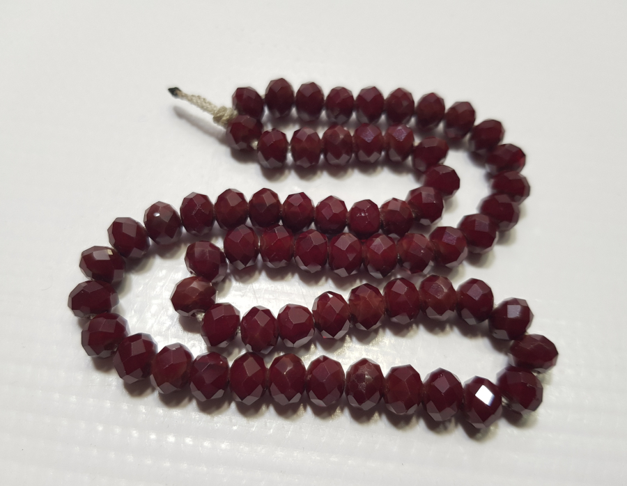 OSMANLI DÖNEMİ ÇOK NADİR RENKTE FASETA KESİM AKİK GERDANLIK