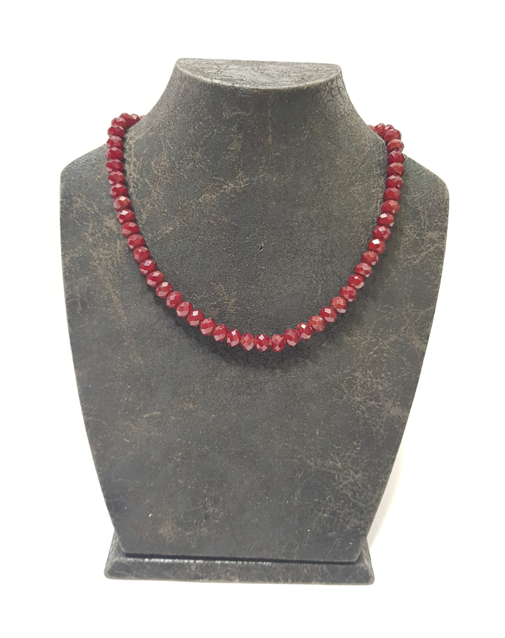 OSMANLI DÖNEMİ ÇOK NADİR RENKTE FASETA KESİM AKİK GERDANLIK