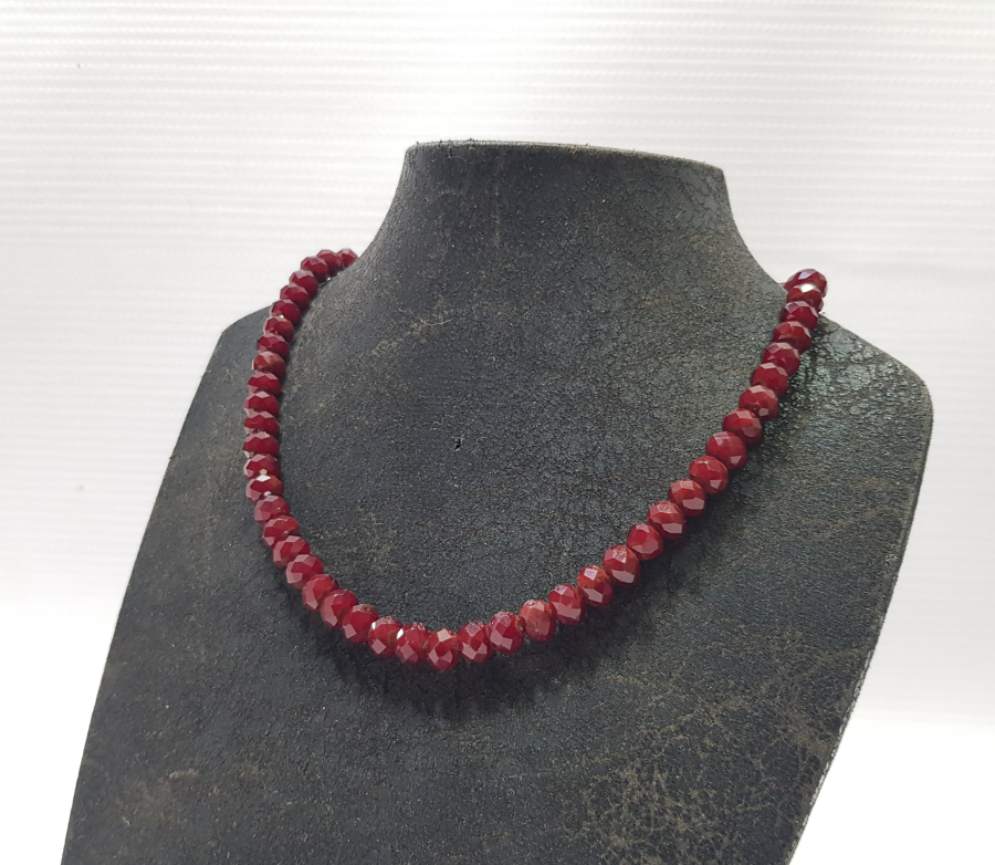 OSMANLI DÖNEMİ ÇOK NADİR RENKTE FASETA KESİM AKİK GERDANLIK