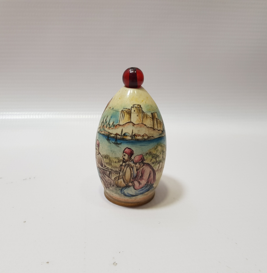 OSMANLI DÖNEMİ FİLDİŞİ ÜZERİ EL BOYAMA KOKUDANLIK