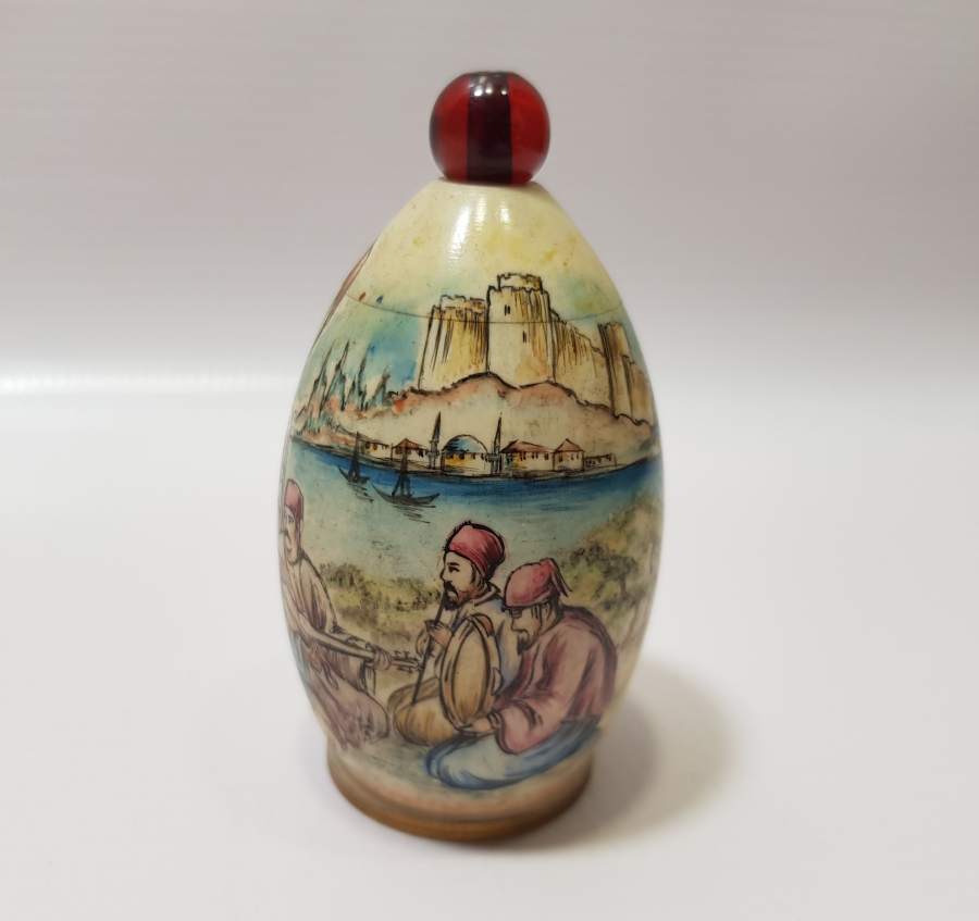 OSMANLI DÖNEMİ FİLDİŞİ ÜZERİ EL BOYAMA KOKUDANLIK