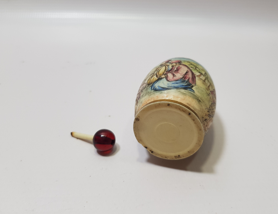 OSMANLI DÖNEMİ FİLDİŞİ ÜZERİ EL BOYAMA KOKUDANLIK