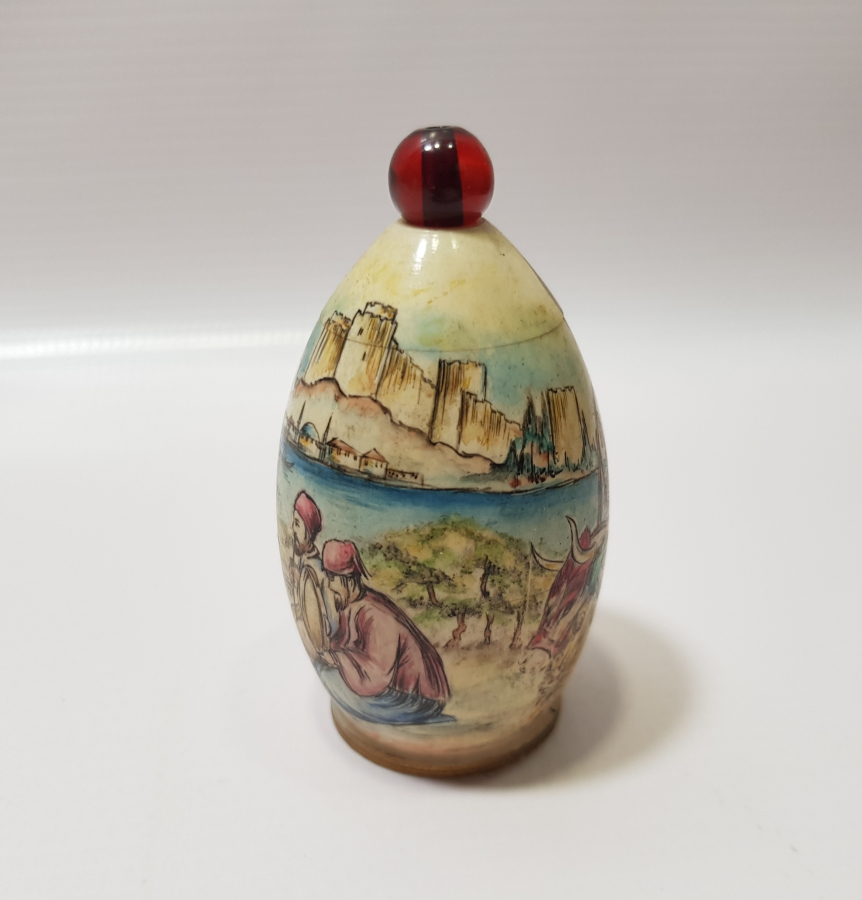 OSMANLI DÖNEMİ FİLDİŞİ ÜZERİ EL BOYAMA KOKUDANLIK