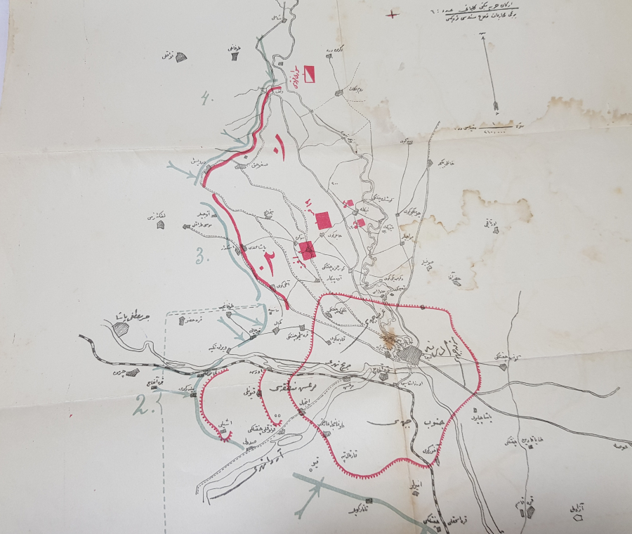 OSMNALICA EDİRNE MERKEZLİ SAVAŞ HARİTASI 