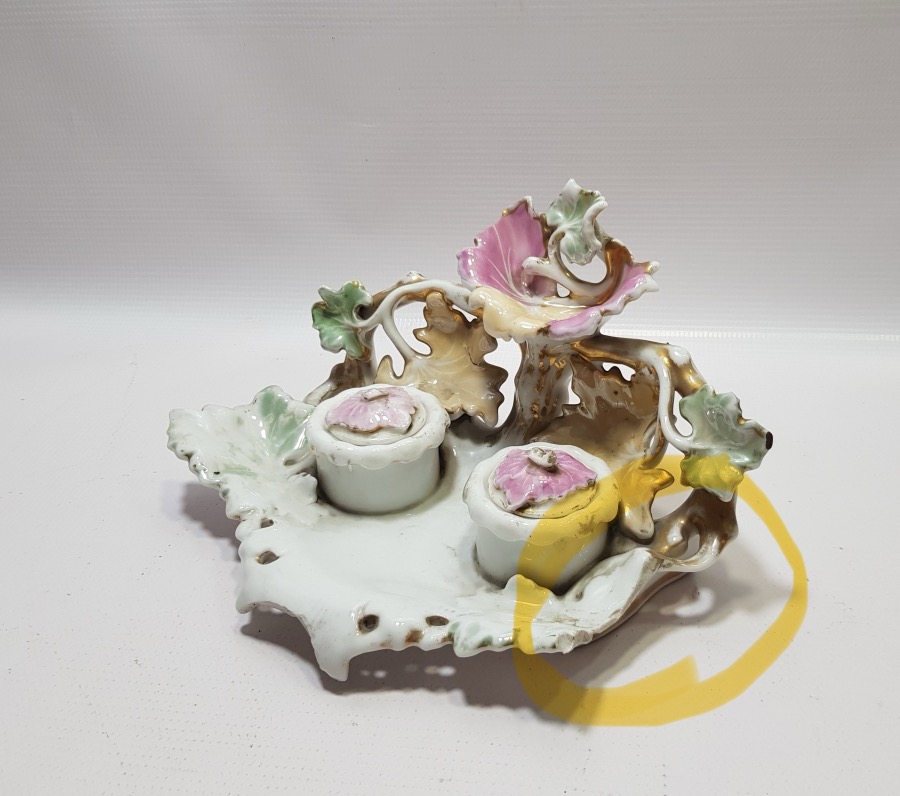 EL BOYAMA İŞÇİLİKLİ OSMANLI DÖNEMİ PORSELEN HOKKA