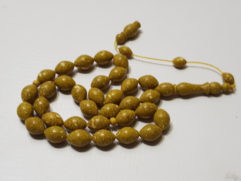 ÇOK NADİR USTA İŞİ ZENCEFİL TESPİH