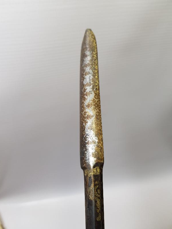 OSMANLI DÖNEMİ ALTIN ÇAKMA YENİÇERİ KILIÇ MASATI