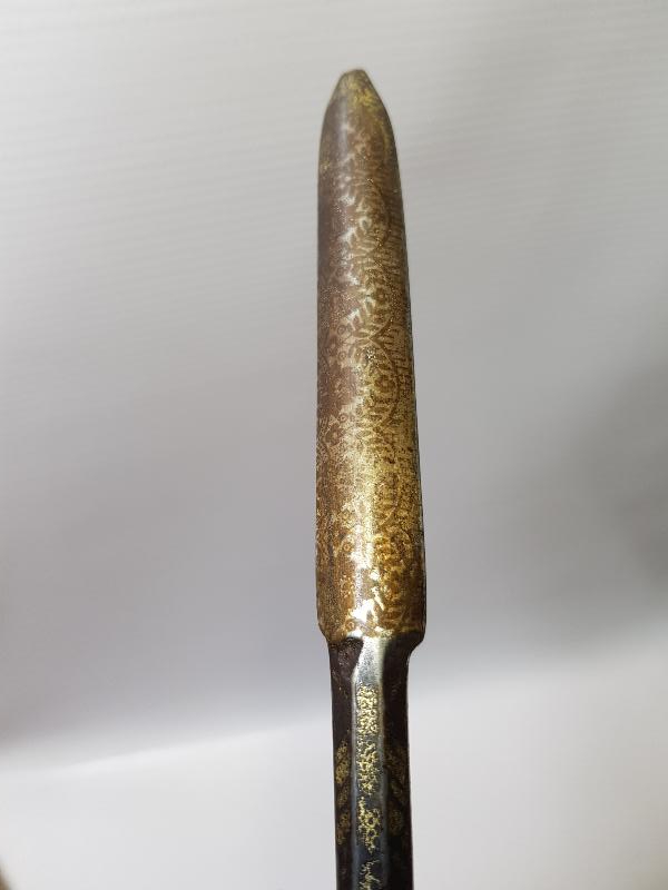 OSMANLI DÖNEMİ ALTIN ÇAKMA YENİÇERİ KILIÇ MASATI