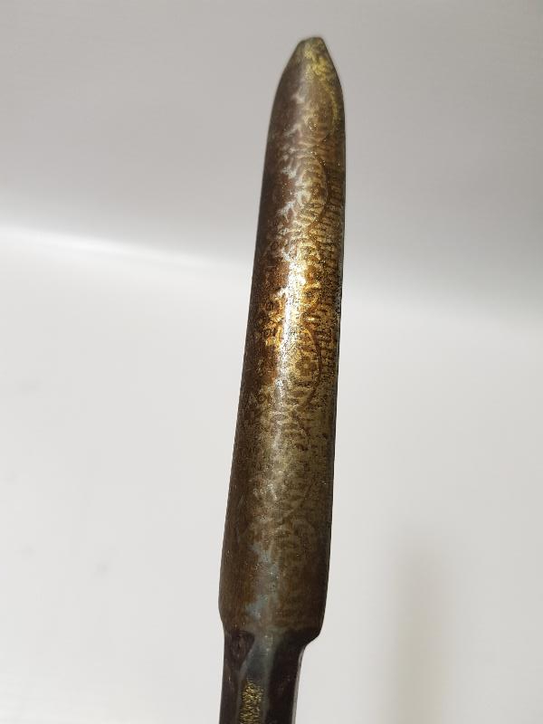 OSMANLI DÖNEMİ ALTIN ÇAKMA YENİÇERİ KILIÇ MASATI