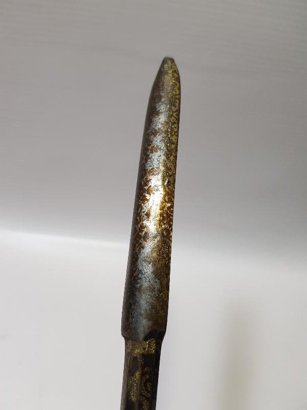 OSMANLI DÖNEMİ ALTIN ÇAKMA YENİÇERİ KILIÇ MASATI