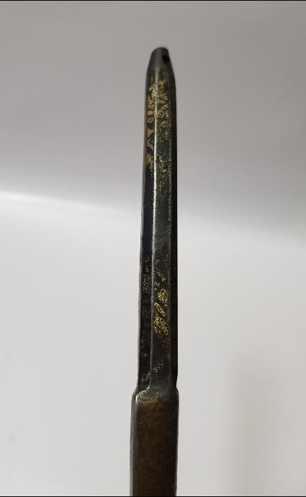 OSMANLI DÖNEMİ ALTIN ÇAKMA YENİÇERİ KILIÇ MASATI